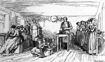 صناعة الأحذية ، منتصف C19th بواسطة Dalziel إخوان